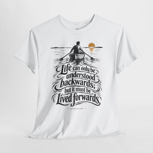 Life Can Only Be Understood Backwards - Donkey Talk faith and reason unisex T-shirt