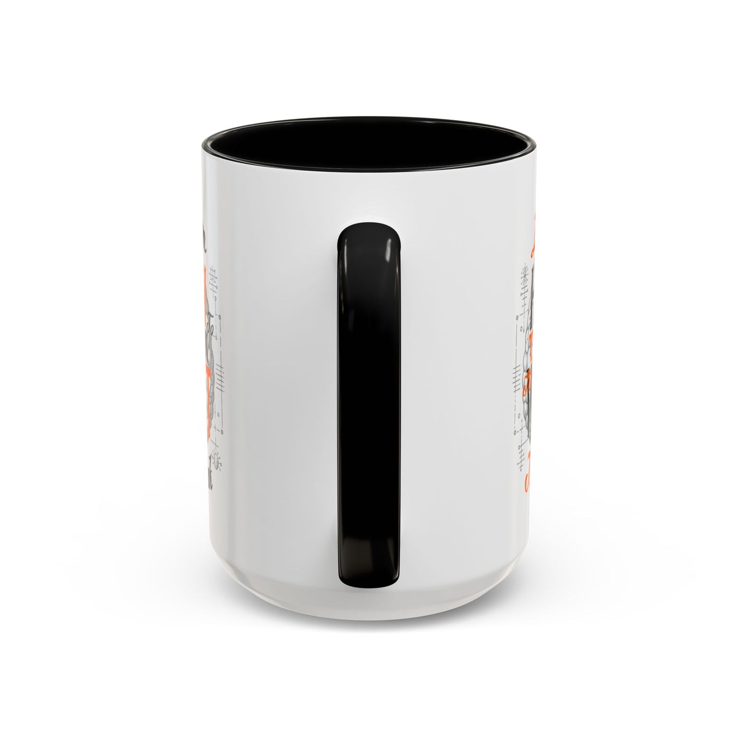 Accent Coffee Mug - "Learn How to Think, Not What to Think" Inspirational Quote Mug