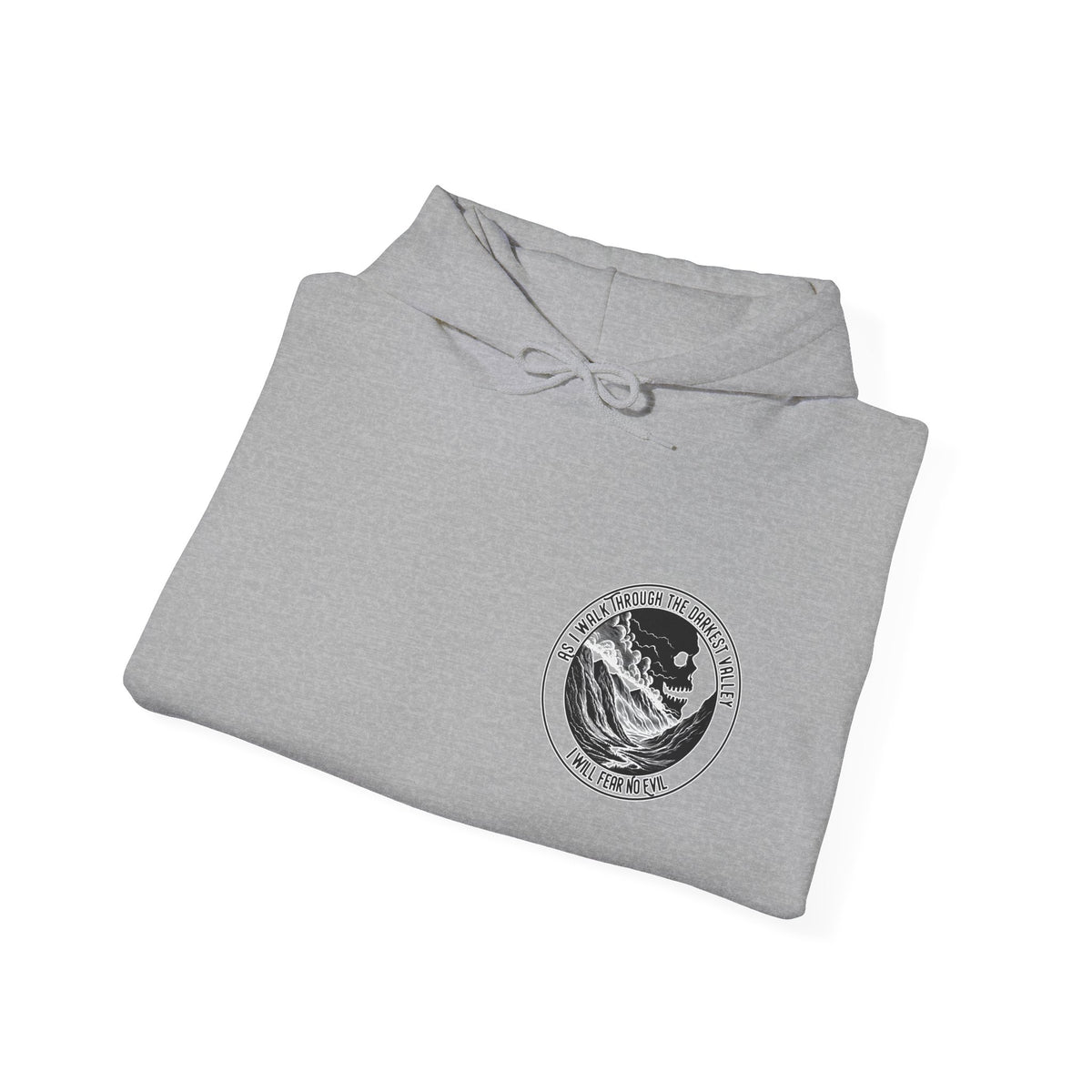 'Valley Of The Shadow' Hooded Sweatshirt - Inspiring Comfort for Adventure Lovers