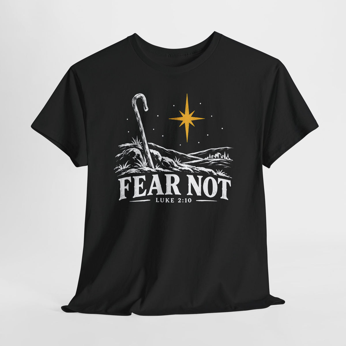 Fear Not Luke 2:10 T-shirt – Donkey Talk graphic tee