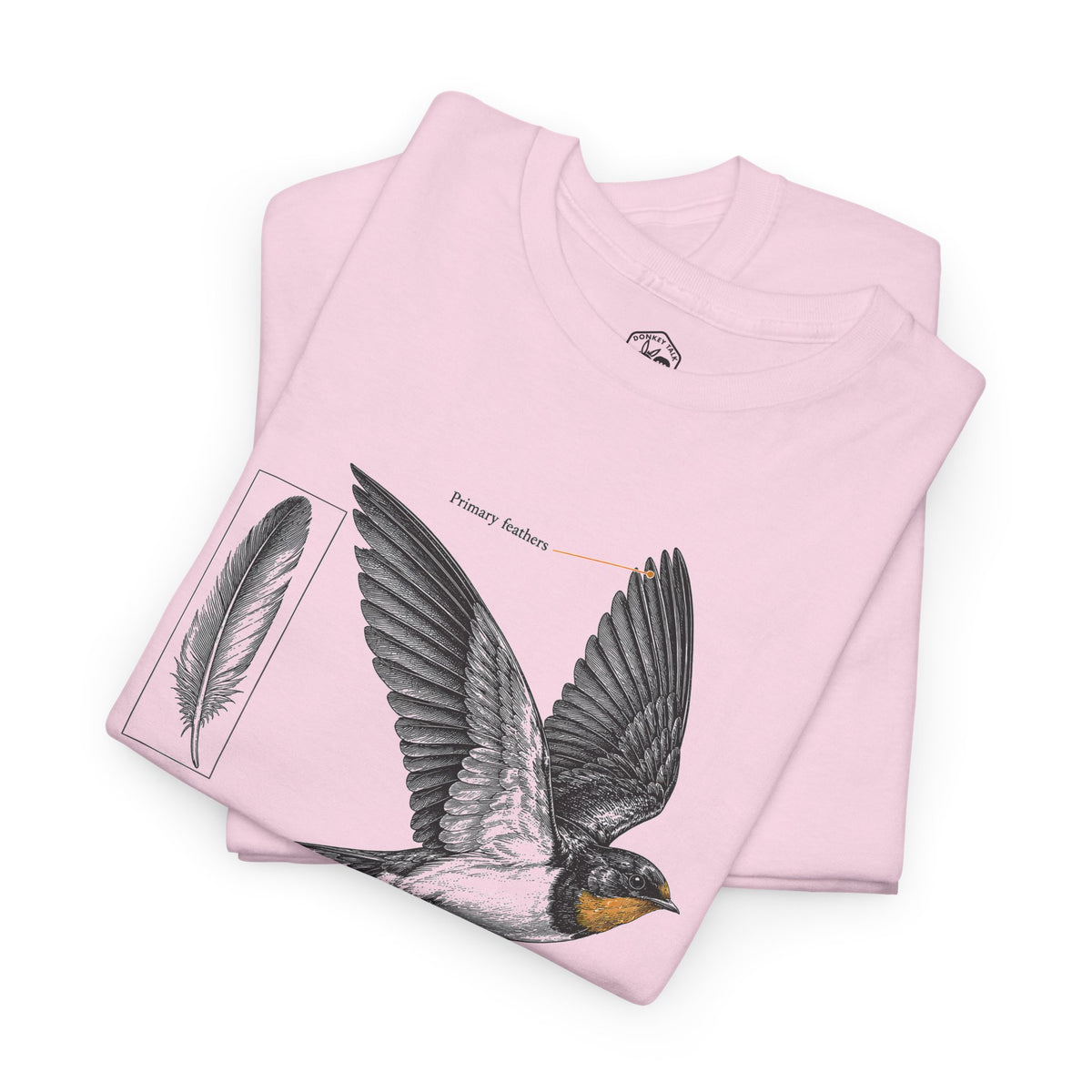 Ask the Beasts Swallow Engraving T-shirt – Donkey Talk graphic tee