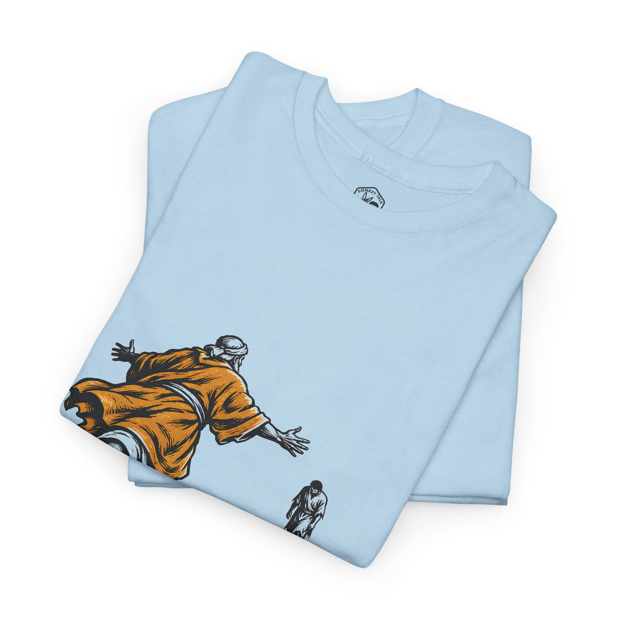 He Ran T-Shirt | Luke 15:20 Prodigal Son Christian Graphic Tee