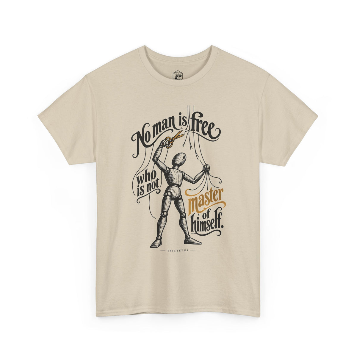 No Man Is Free Who Is Not Master of Himself T-shirt – Donkey Talk graphic tee