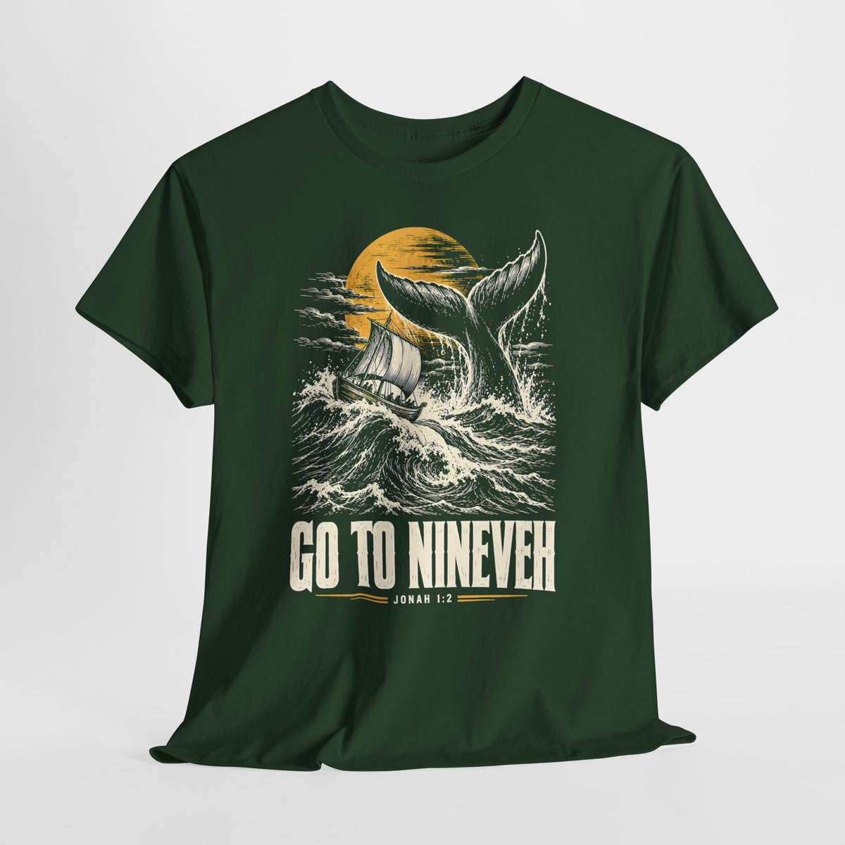 Go to Nineveh Jonah T-shirt – Donkey Talk graphic tee