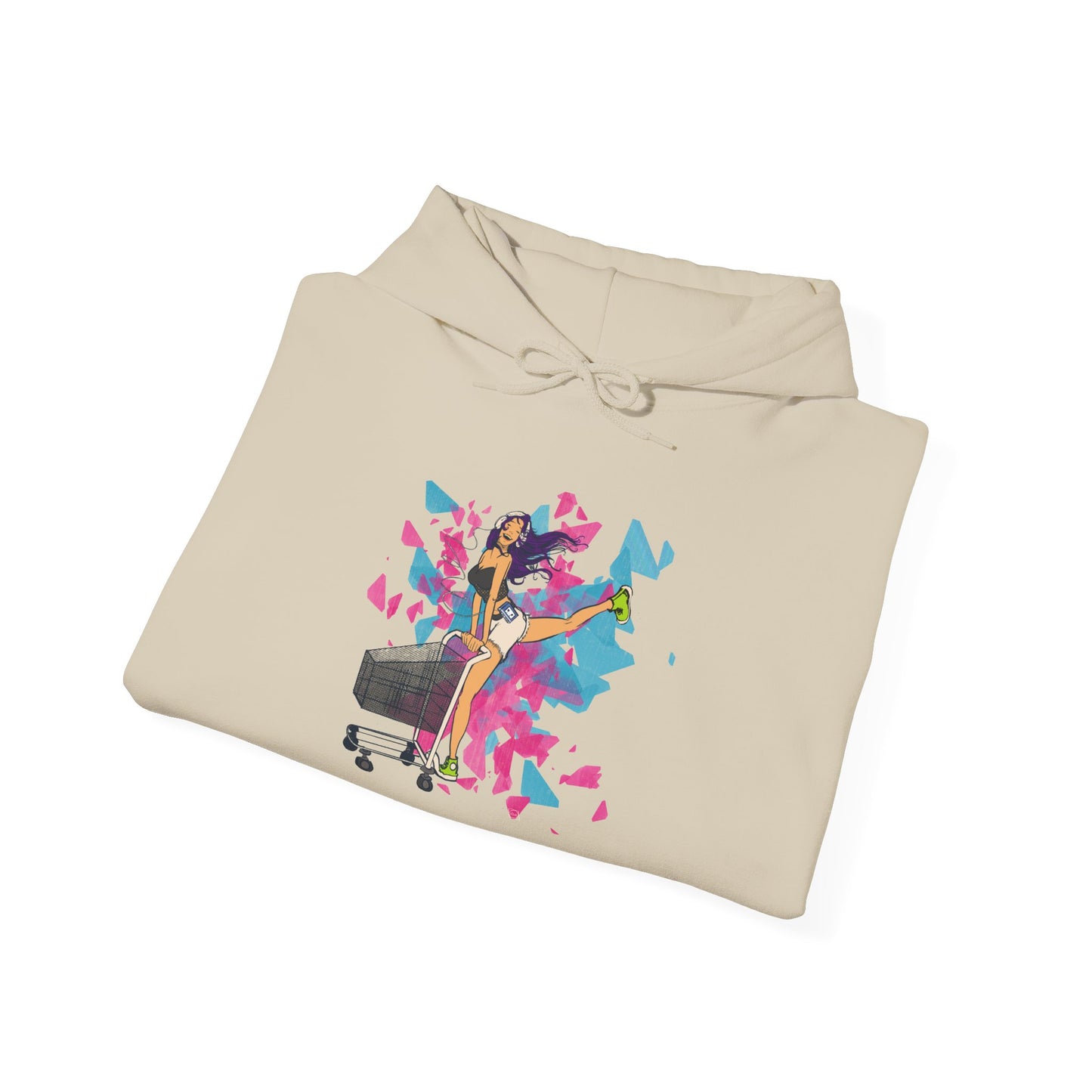 Playful Graphic Hoodie for Everyday Fun, Unisex Hooded Sweatshirt, Casual Wear, Gift for Her, Cozy Comfort