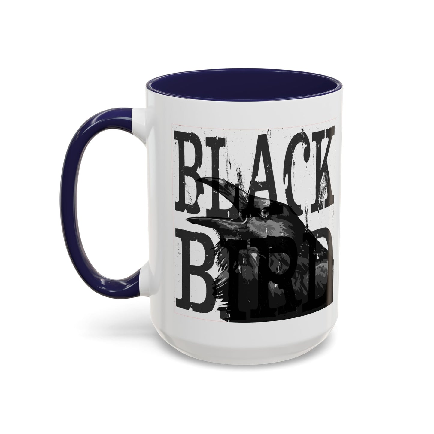 The Raven Accent Coffee Mug — Black-Trim 11/15oz