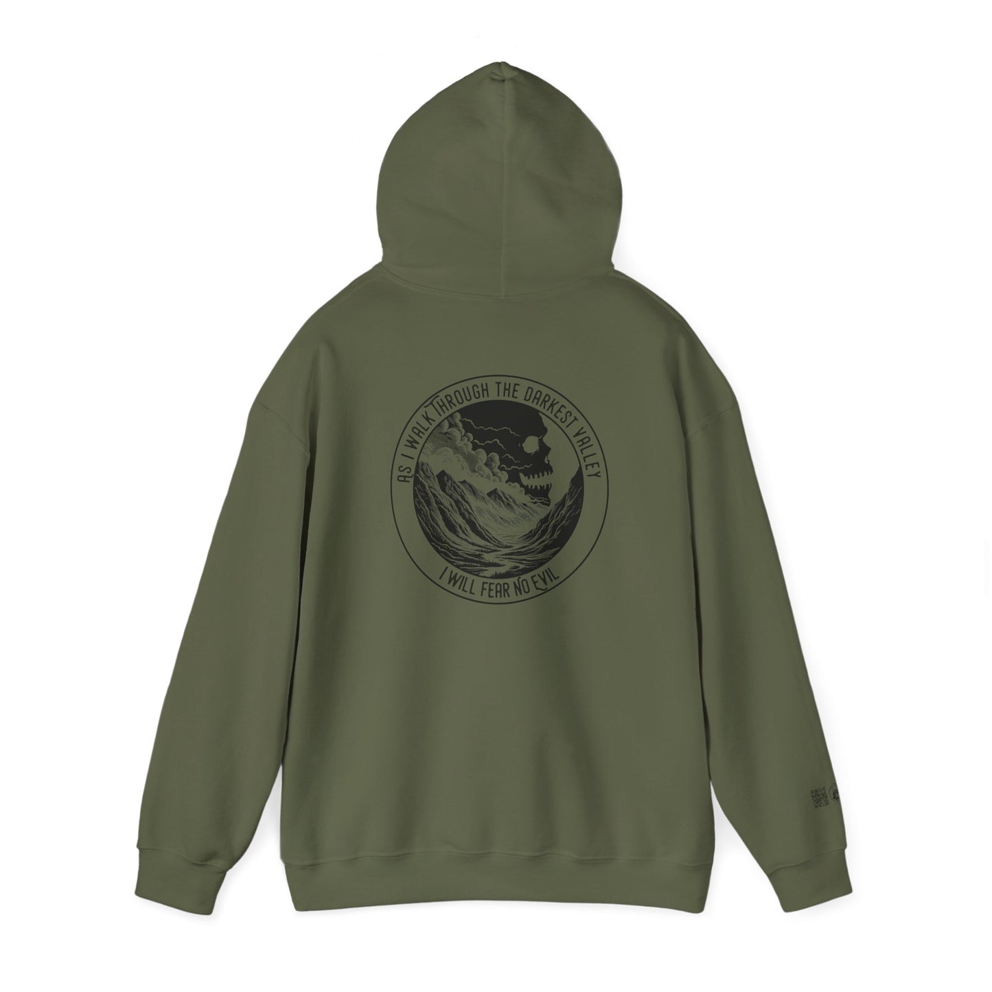'Valley Of The Shadow' Hooded Sweatshirt - Inspiring Comfort for Adventure Lovers