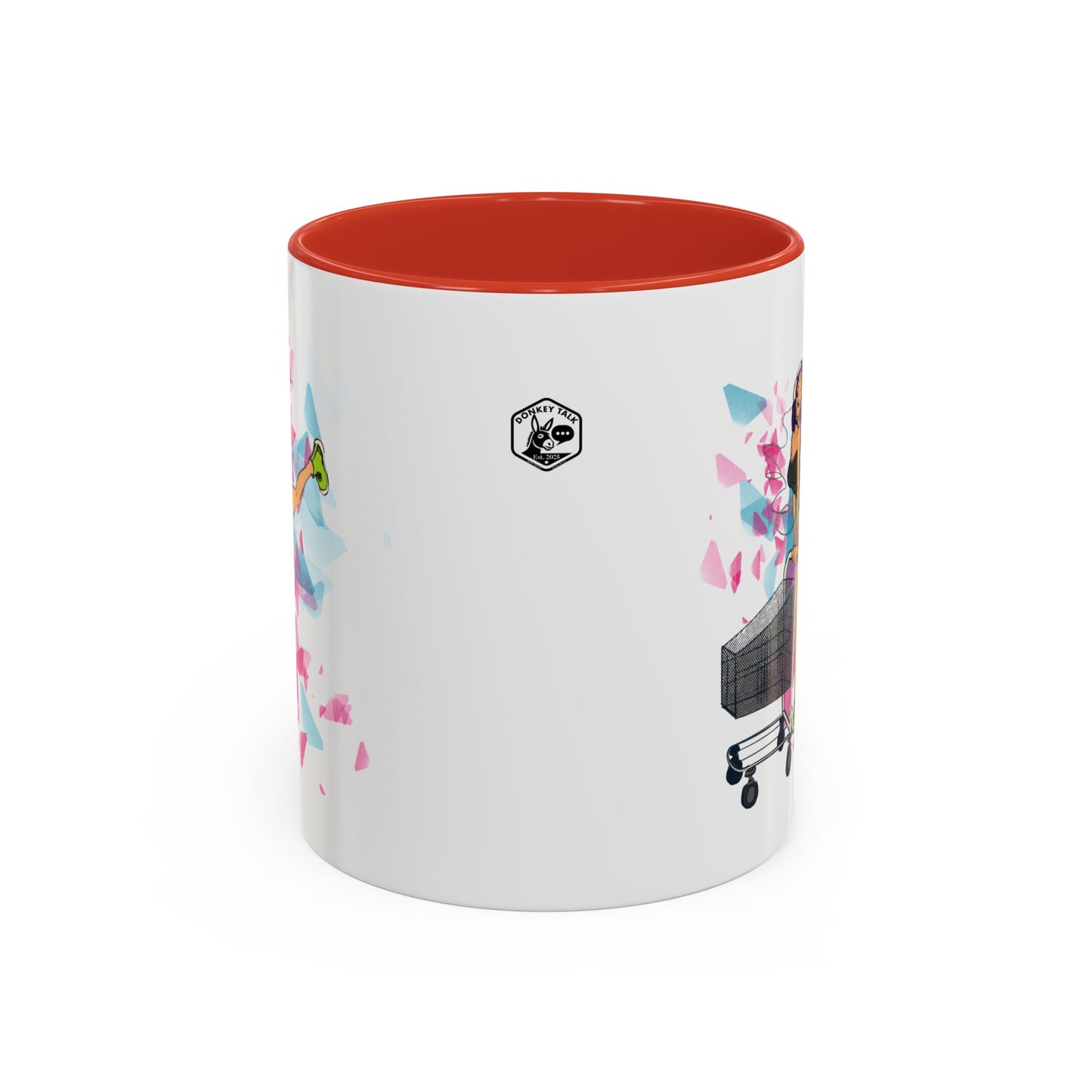 Playful Accent Coffee Mug for Fashion Lovers