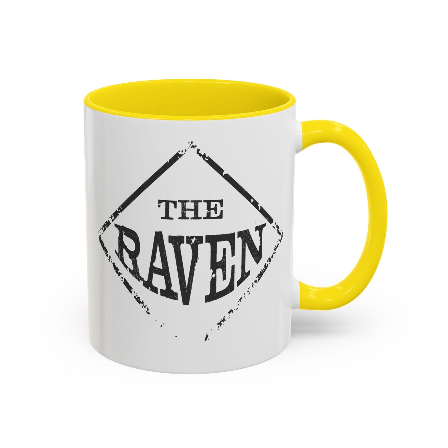 The Raven Accent Coffee Mug — Black-Trim 11/15oz