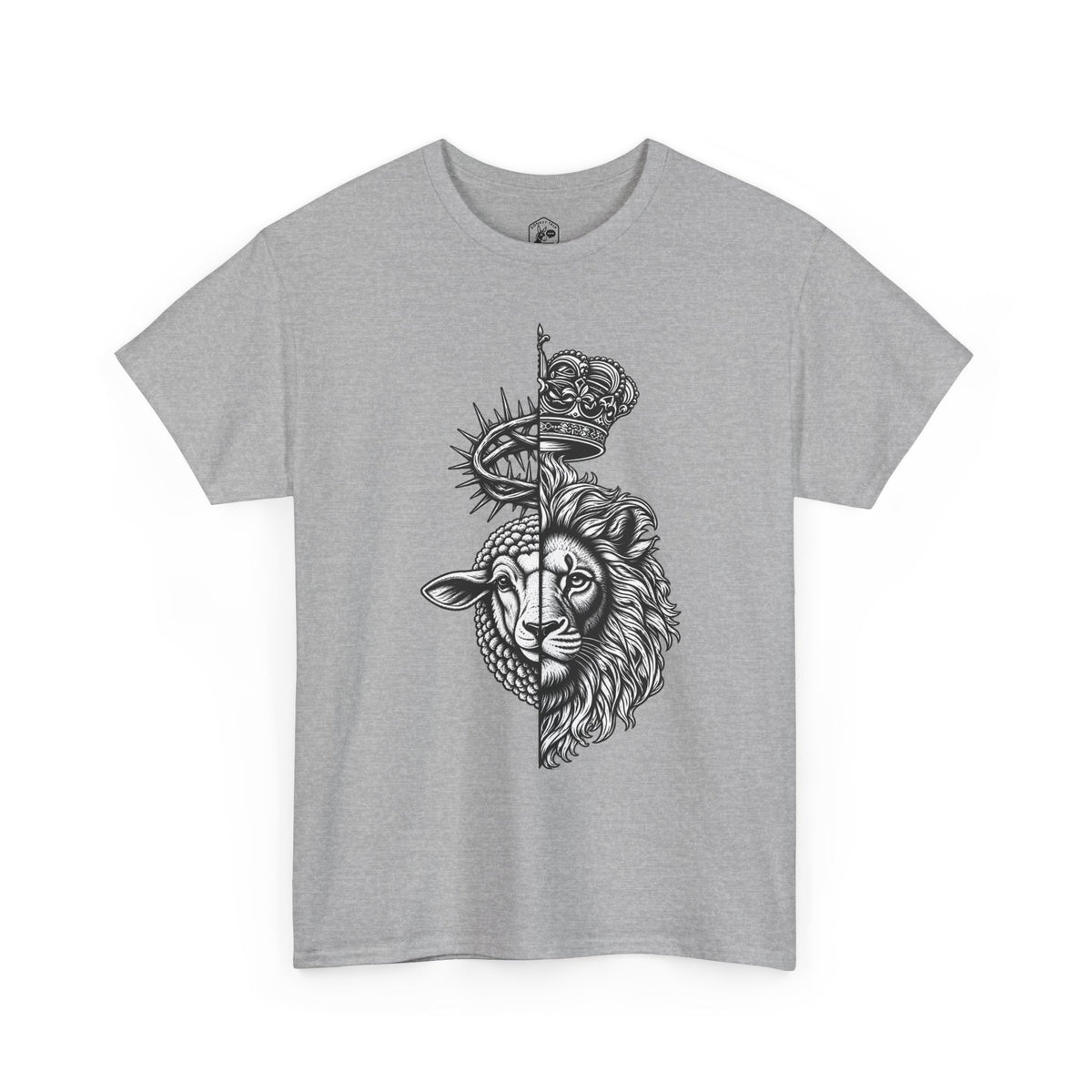 T-shirt chrétien Lion & Agneau | T-shirt graphique de foi audacieuse