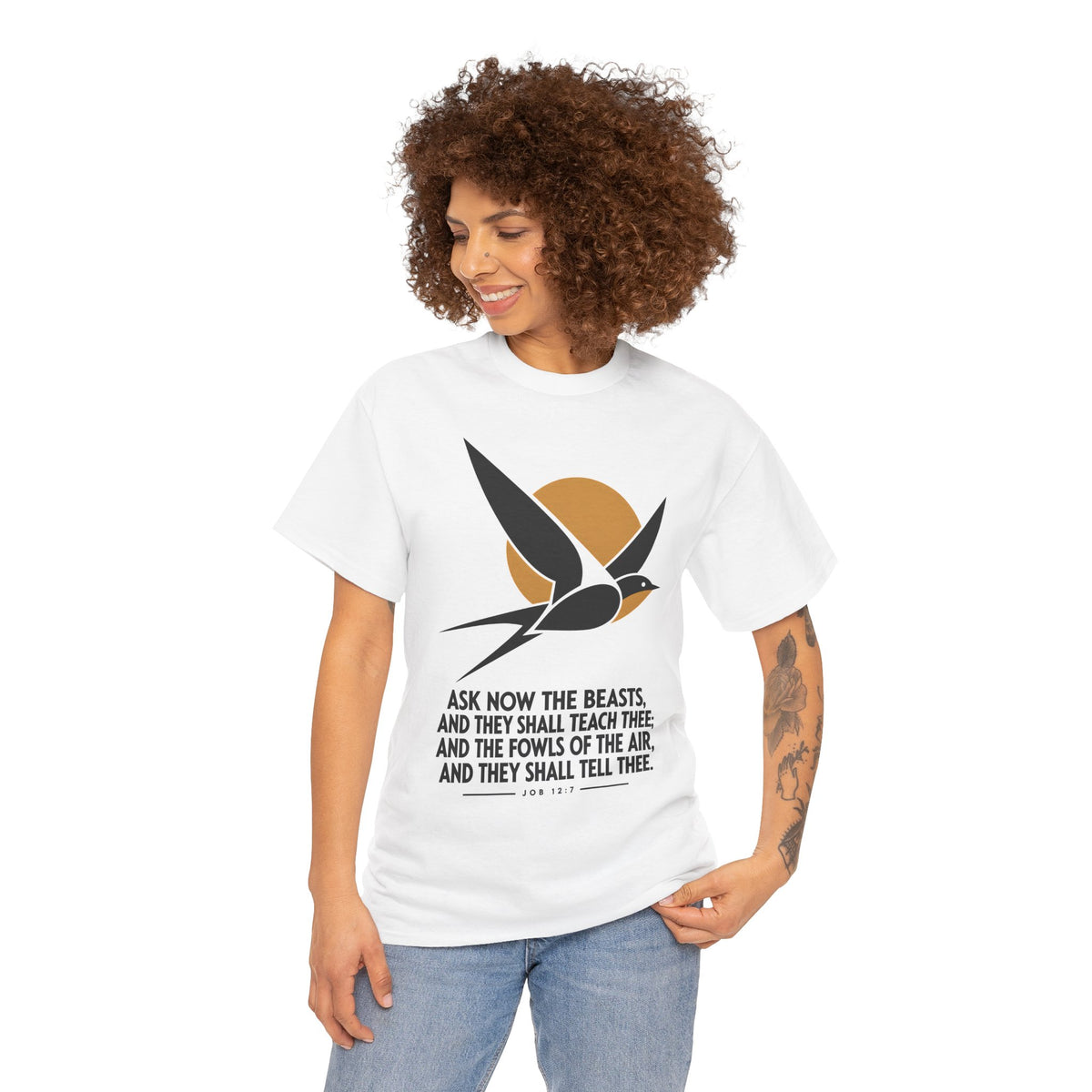 Swallow Bauhaus T-shirt – Donkey Talk graphic tee