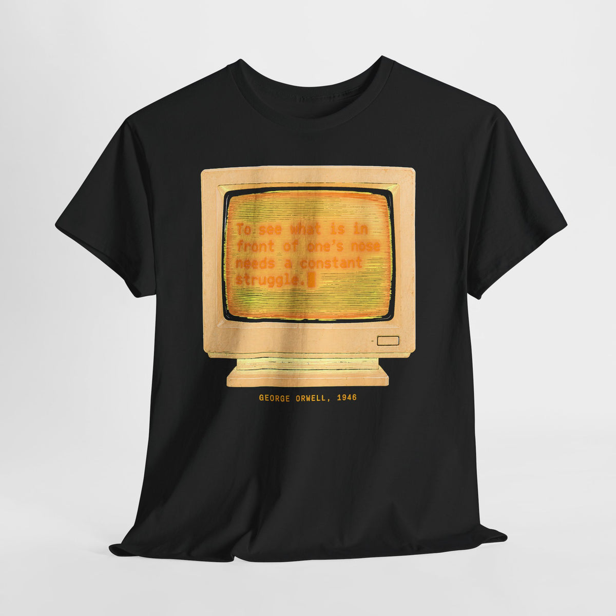 Front of Your Nose Retro Terminal T-shirt – Donkey Talk graphic tee