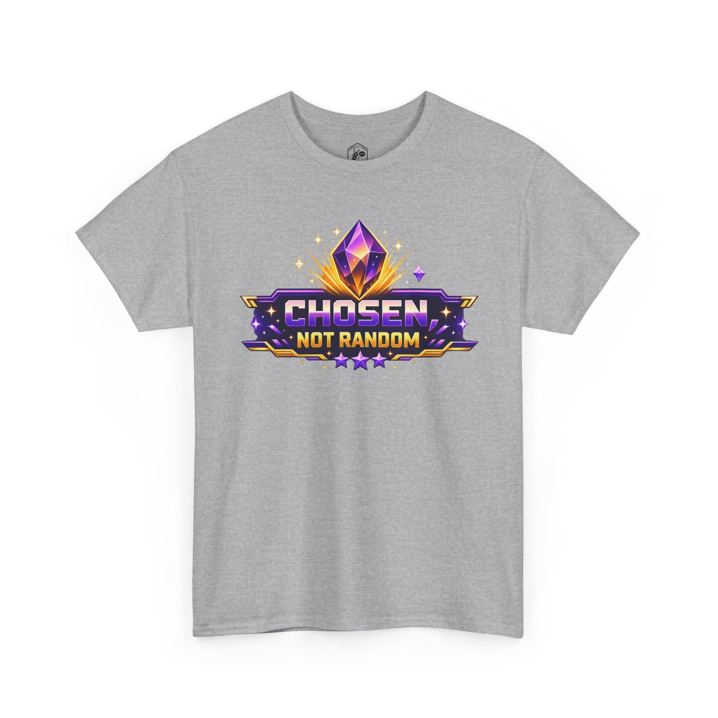 Chosen Not Random T-Shirt — Inspirational Gamer/Christian Graphic Tee