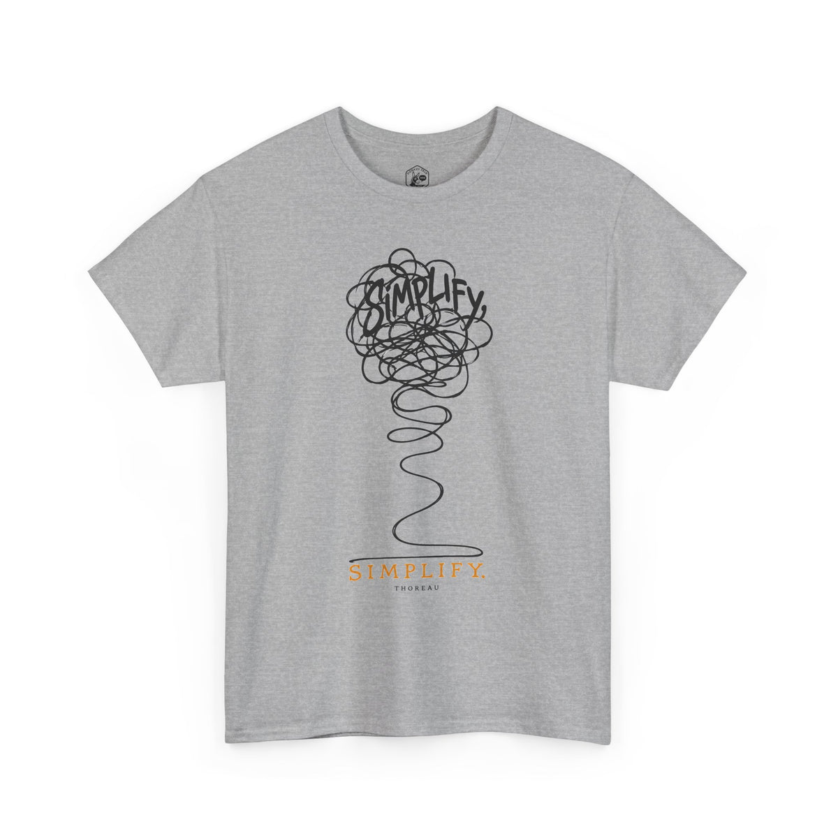 Simplify, Simplify Thoreau T-shirt – Donkey Talk graphic tee