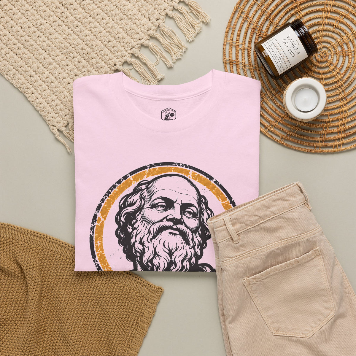 I Know That I Know Nothing Socrates T-shirt – Donkey Talk graphic tee