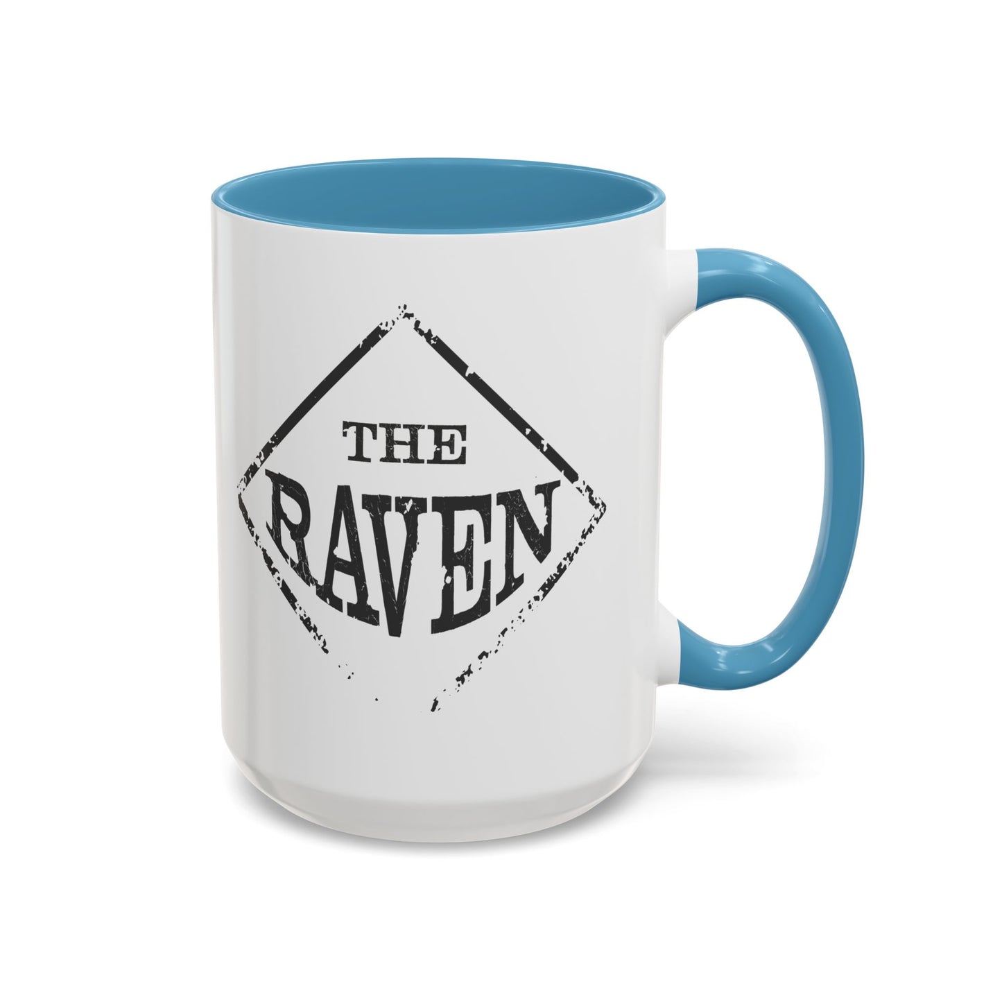 The Raven Accent Coffee Mug — Black-Trim 11/15oz