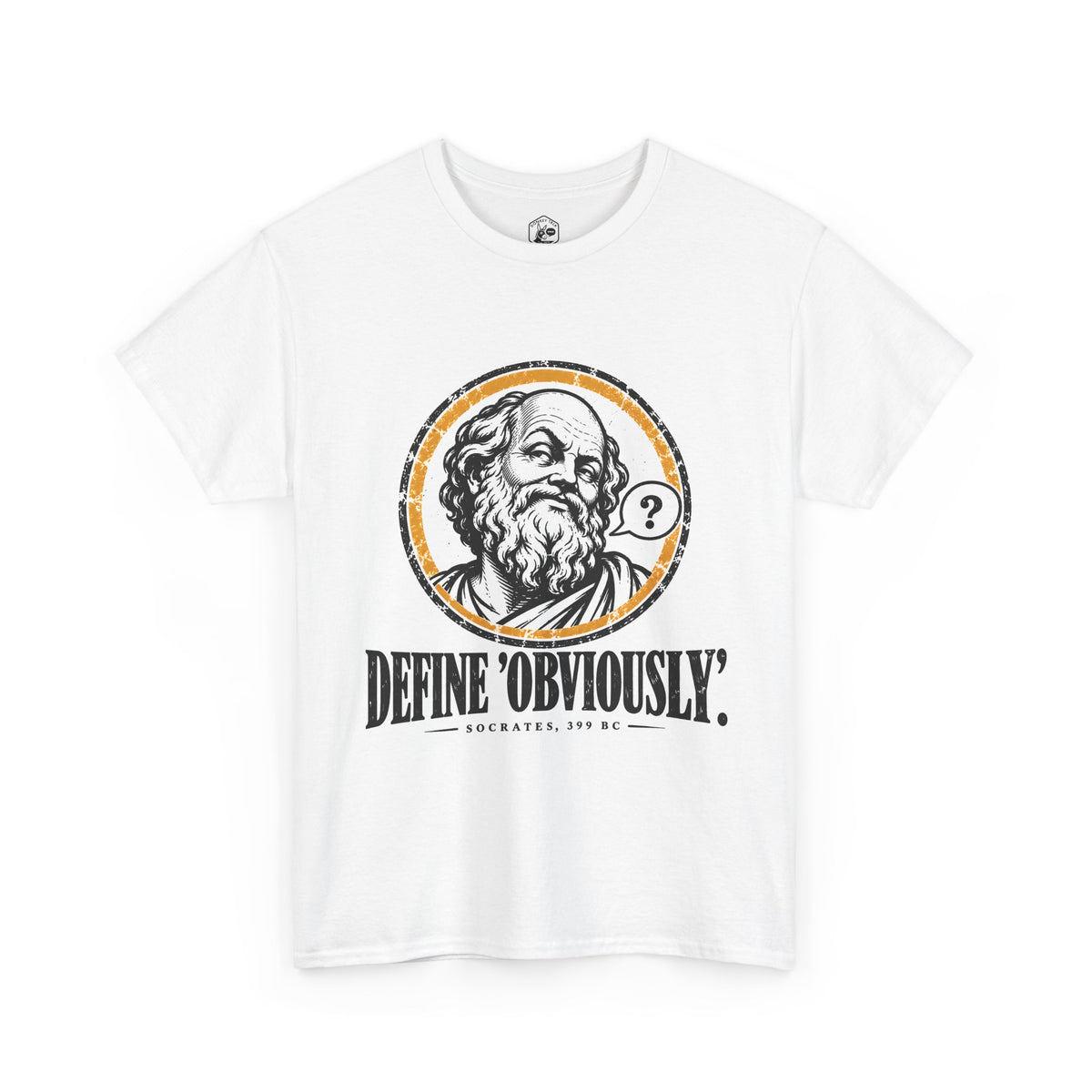 Define Obviously Socrates T-Shirt | Funny Philosophy Tee