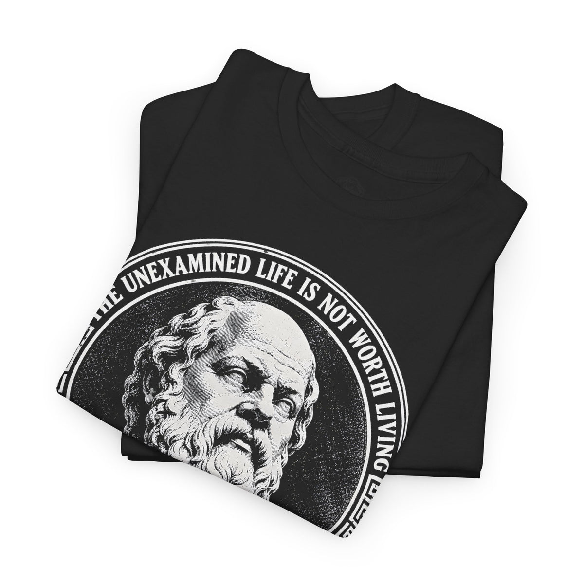 The Unexamined Life Is Not Worth Living T-shirt – Donkey Talk graphic tee