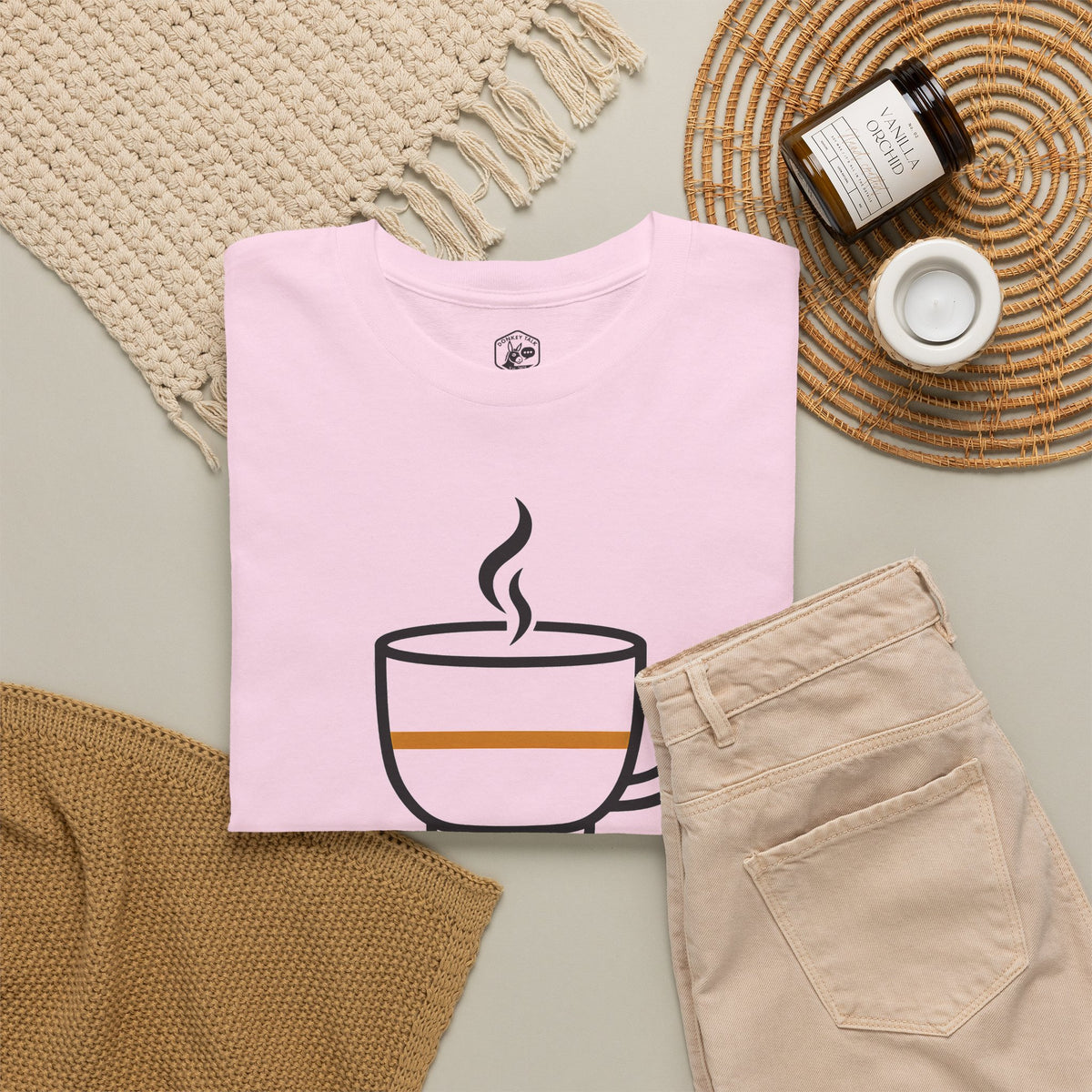 Everything in Moderation Except Coffee T-shirt – Donkey Talk graphic tee