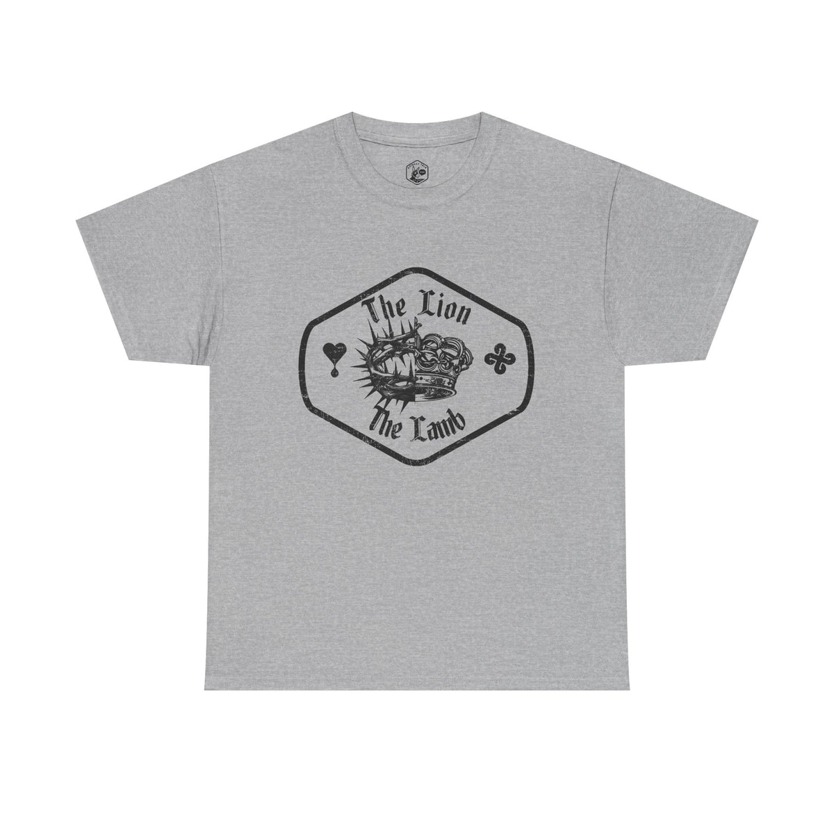 The Lion & The Lamb Casual T-Shirt | Christian Graphic Tee