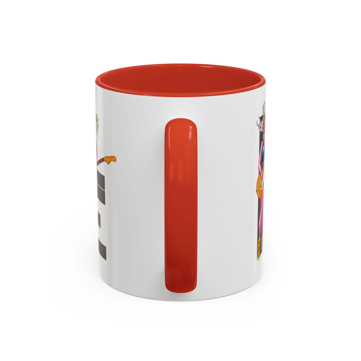 Coffee Mug — Colorful Guitarist Rock Music Accent Mug (11oz & 15oz)