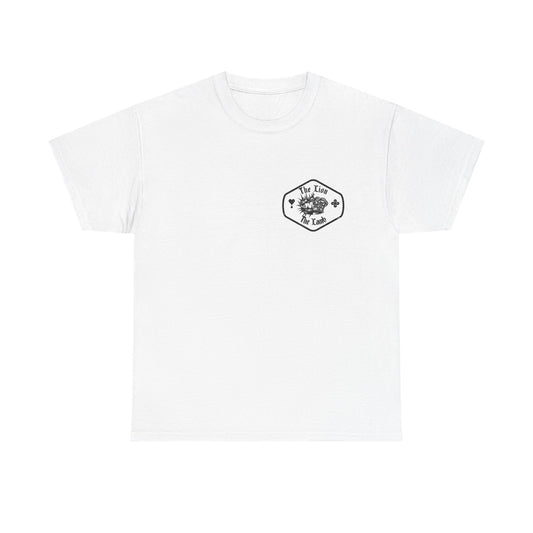 Lion & Crown Graphic Tee | Half Skull Lion Design T-Shirt