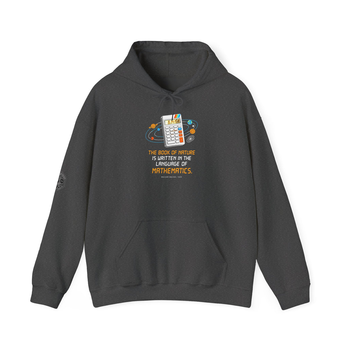 Galileo Book of Nature Calculator Hoodie | Language of Mathematics Hoodie