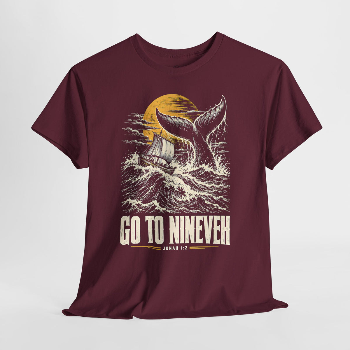 Go to Nineveh Jonah T-shirt – Donkey Talk graphic tee