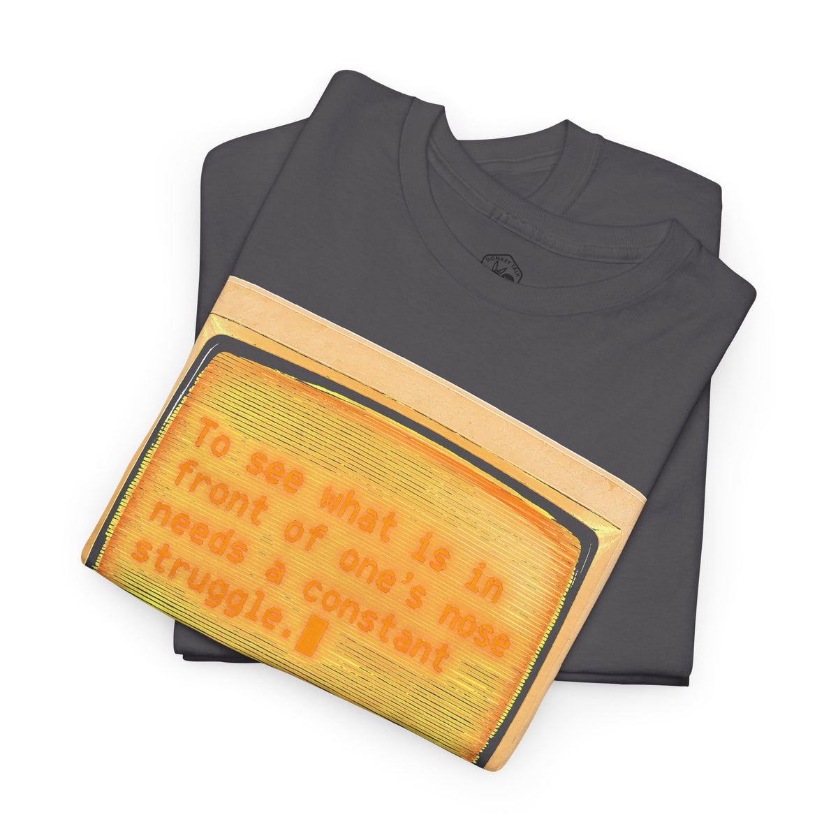 Front of Your Nose Retro Terminal T-shirt – Donkey Talk graphic tee