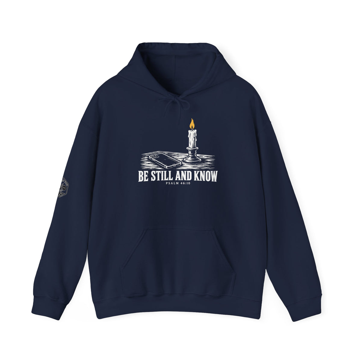 Be Still and Know Hoodie | Psalm 46:10 Christian Graphic Hoodie