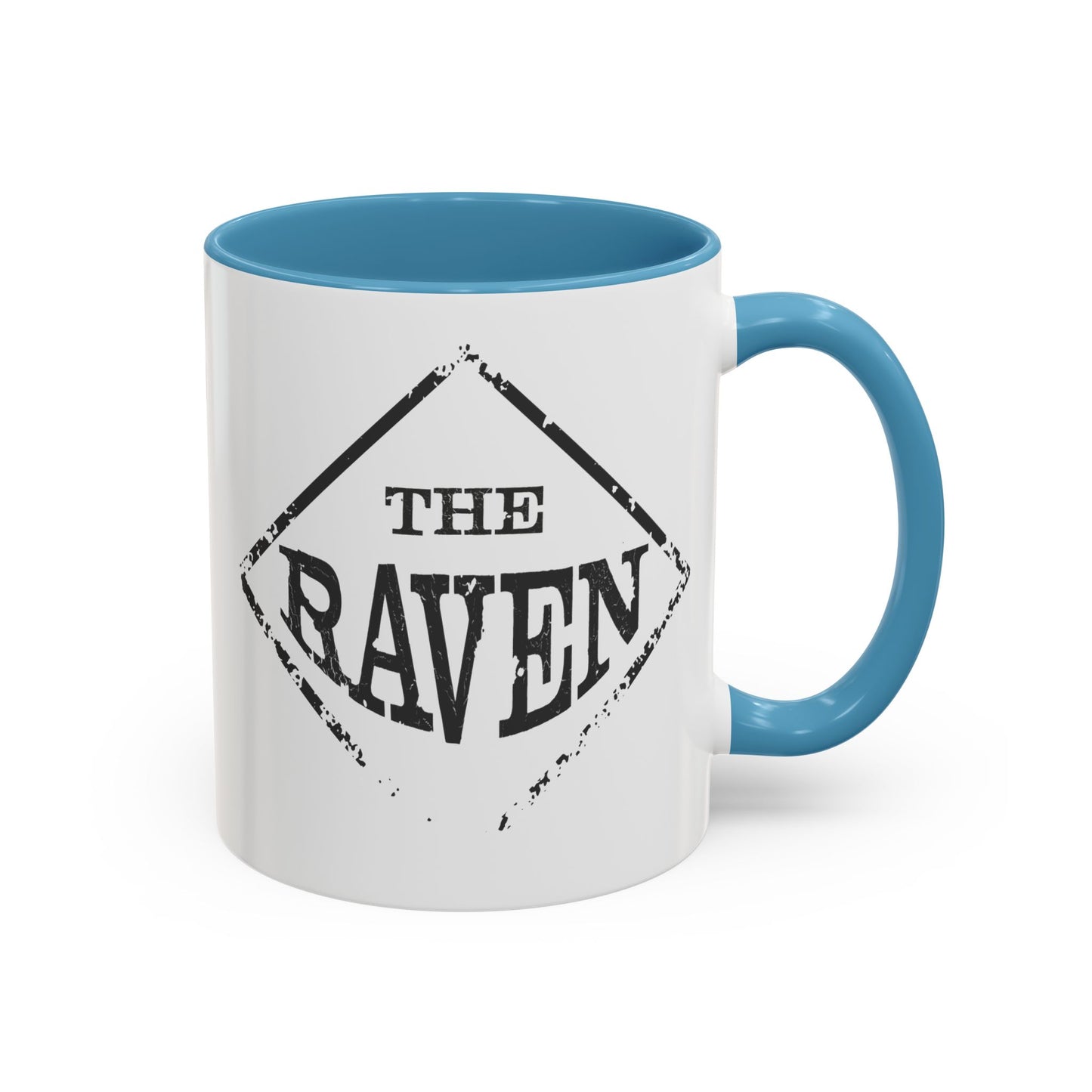 The Raven Accent Coffee Mug — Black-Trim 11/15oz