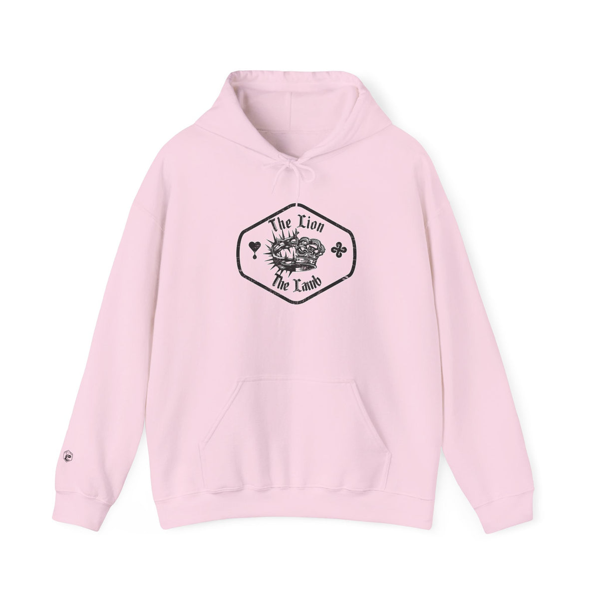 The Lion and The Lamb Unisex Heavy Blend™ Hoodie - Spiritual Symbolism Sweatshirt