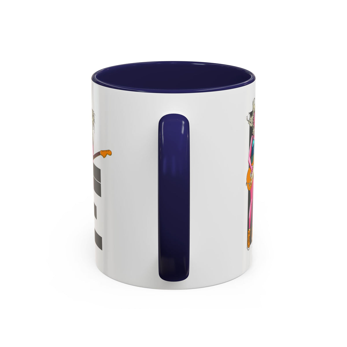 Coffee Mug — Colorful Guitarist Rock Music Accent Mug (11oz & 15oz)