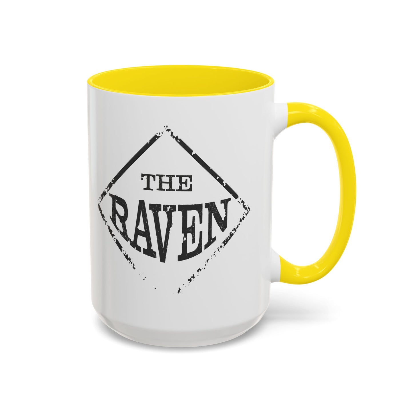 The Raven Accent Coffee Mug — Black-Trim 11/15oz