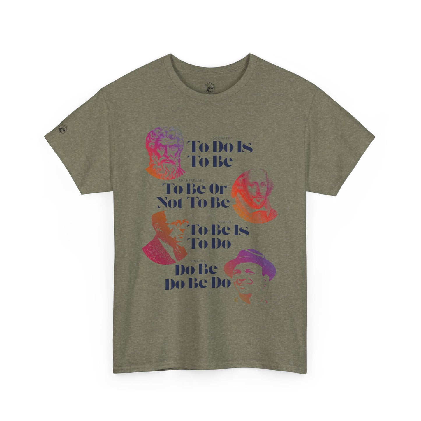 Philosopher Quotes Unisex Heavy Cotton Tee