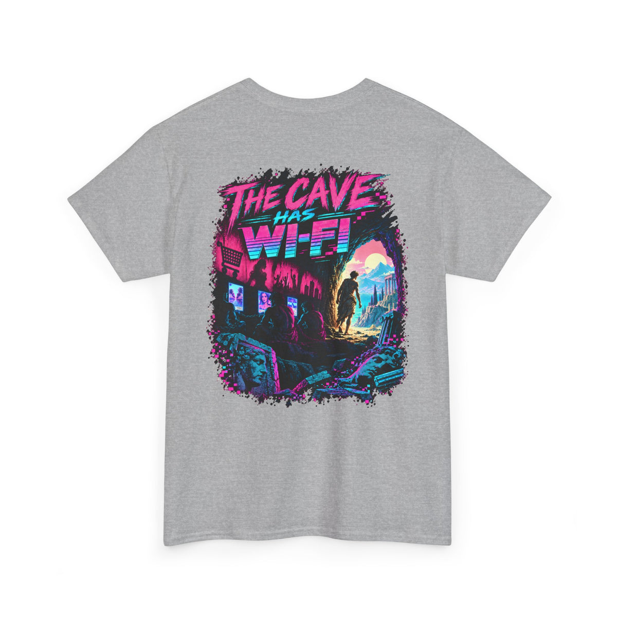 The Cave Has Wi-Fi T-Shirt — Plato's Allegory, Updated