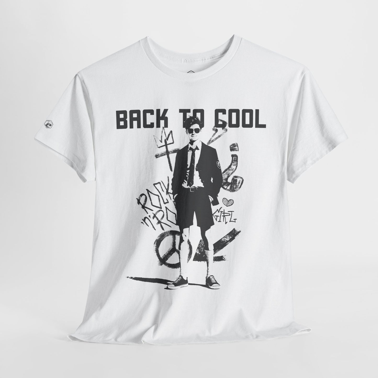 Back to Cool Unisex Heavy Cotton Tee - Retro Street Art Graphic T-Shirt