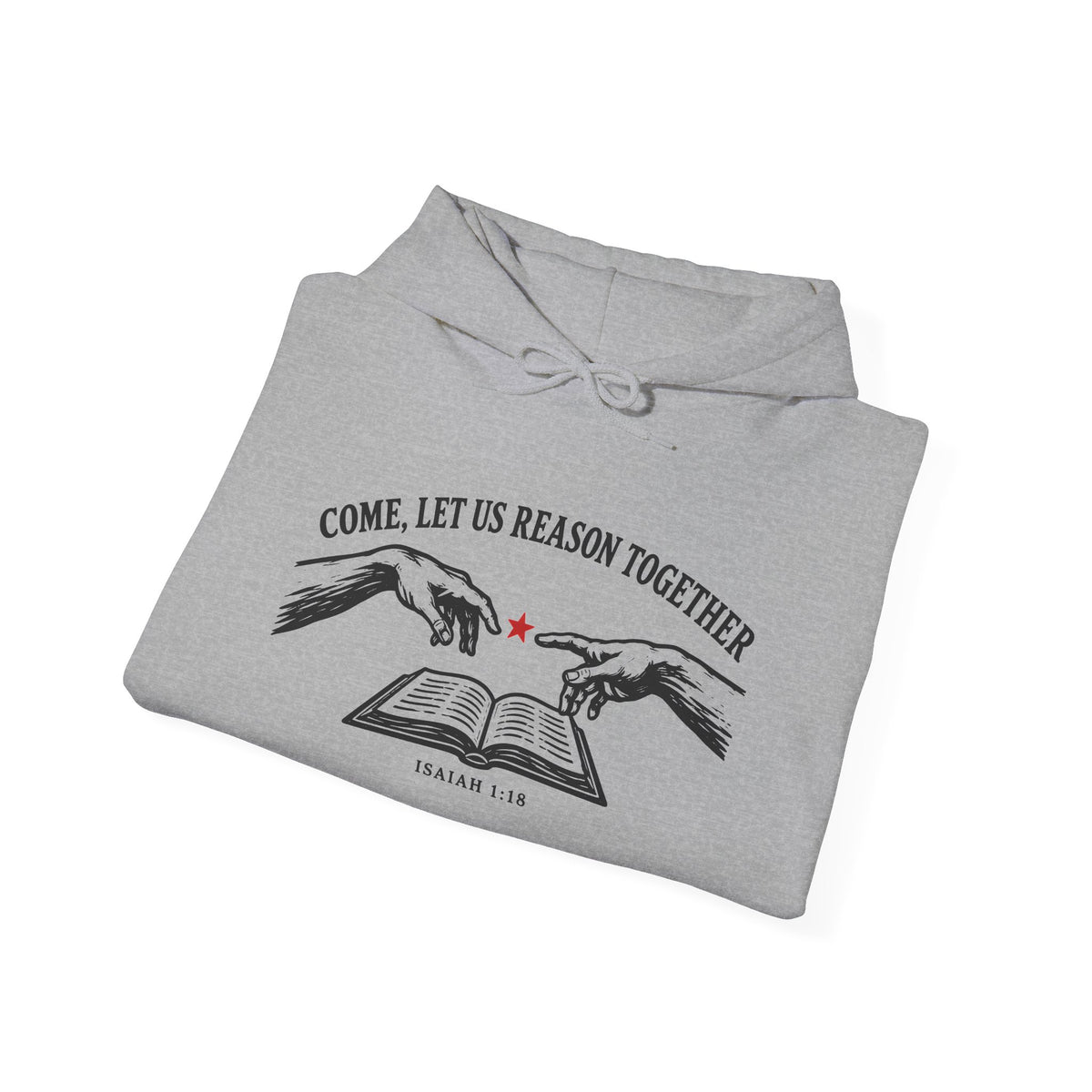 Come, Let Us Reason Together hoodie - Donkey Talk faith and reason unisex hoodie
