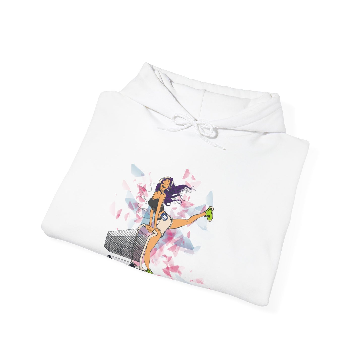 Playful Graphic Hoodie for Everyday Fun, Unisex Hooded Sweatshirt, Casual Wear, Gift for Her, Cozy Comfort