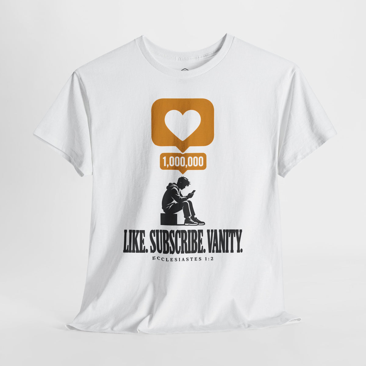 Like. Subscribe. Vanity. - Donkey Talk faith and reason unisex T-shirt