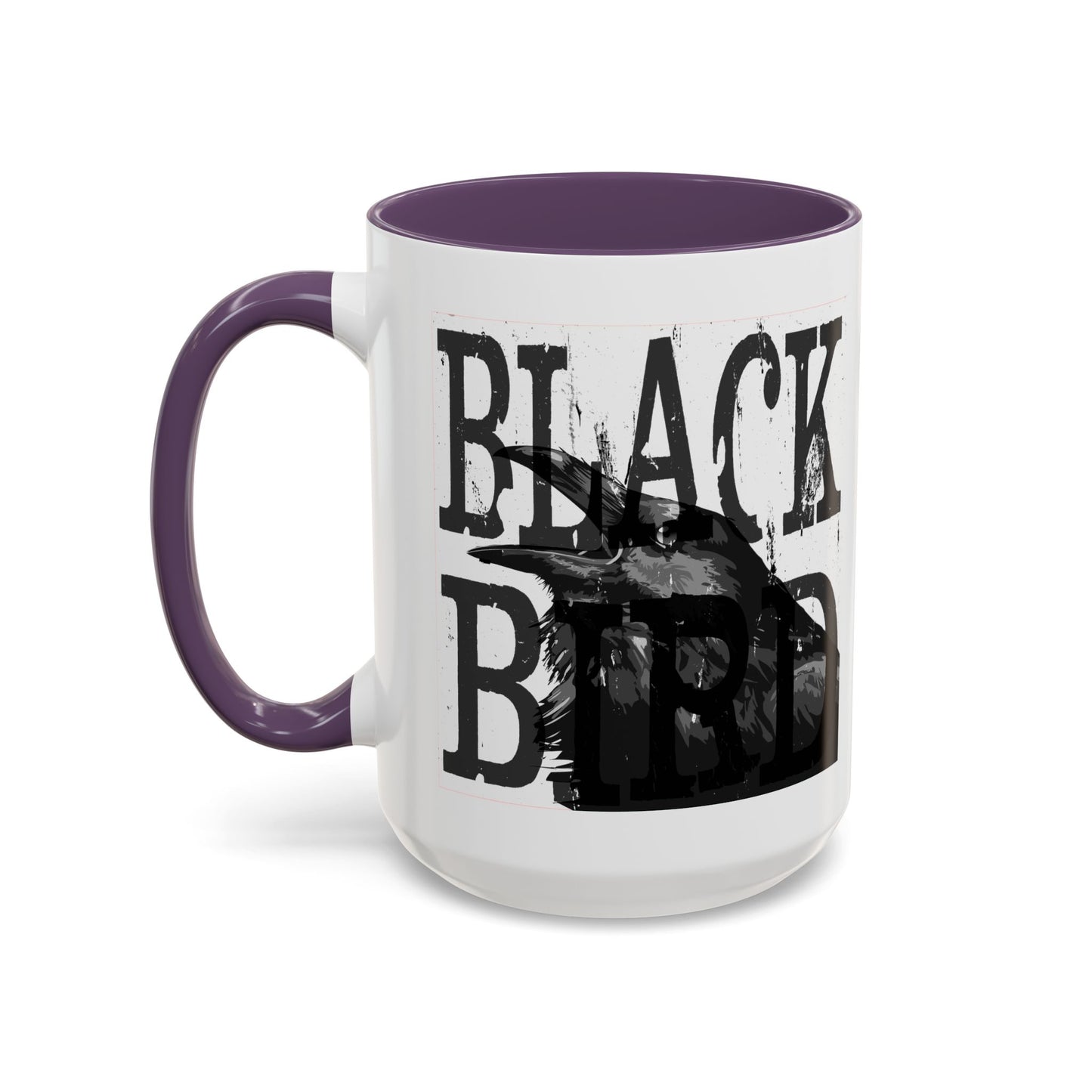 The Raven Accent Coffee Mug — Black-Trim 11/15oz