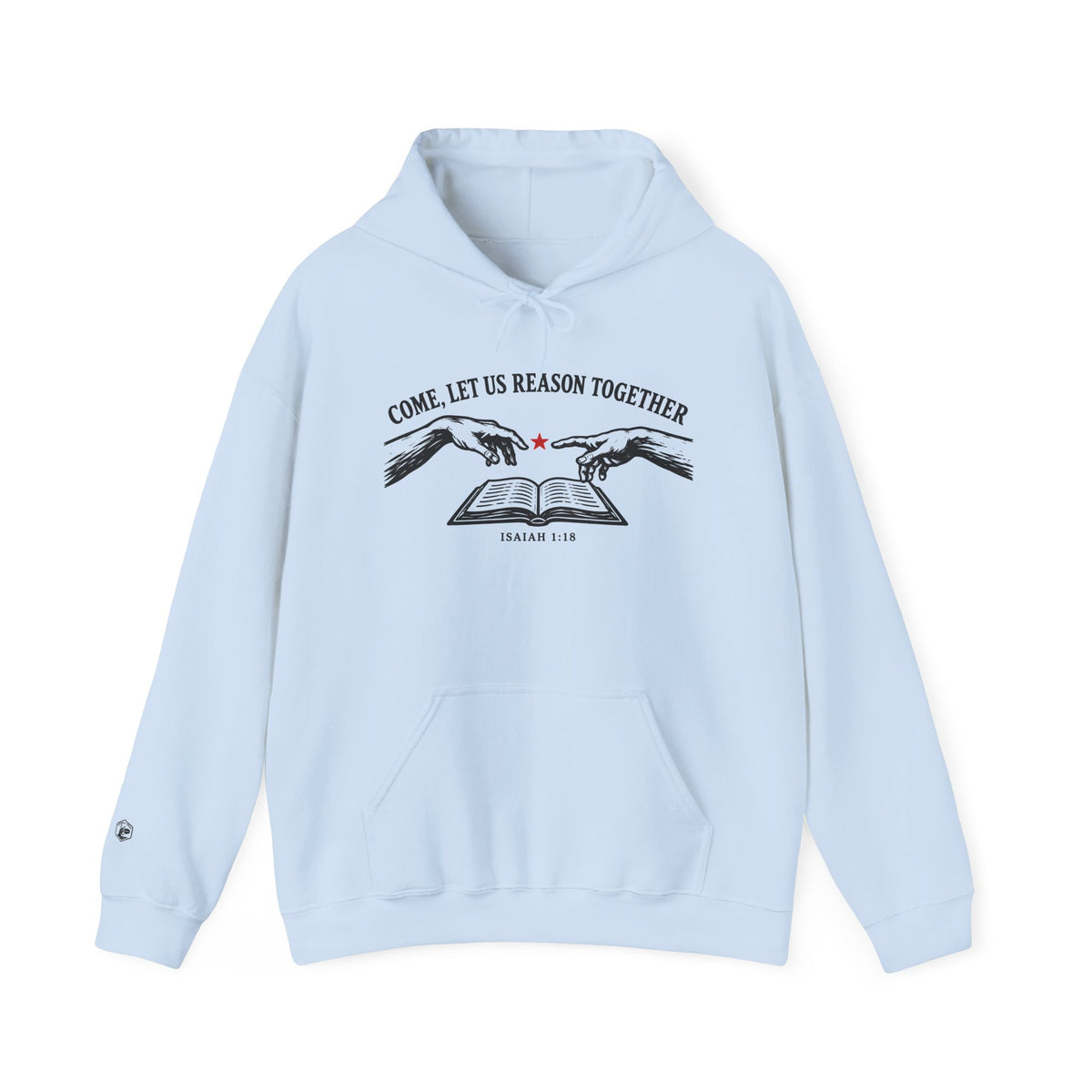 Come, Let Us Reason Together hoodie - Donkey Talk faith and reason unisex hoodie
