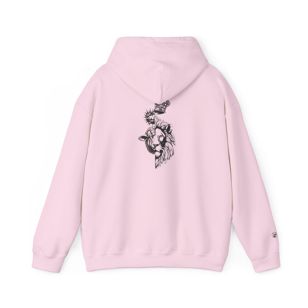 The Lion and The Lamb Unisex Heavy Blend™ Hoodie - Spiritual Symbolism Sweatshirt