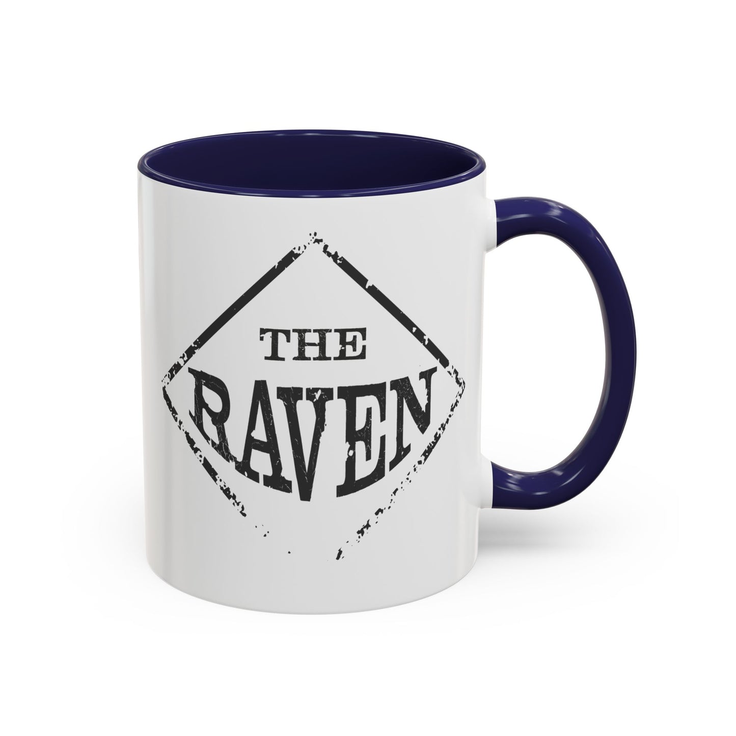 The Raven Accent Coffee Mug — Black-Trim 11/15oz
