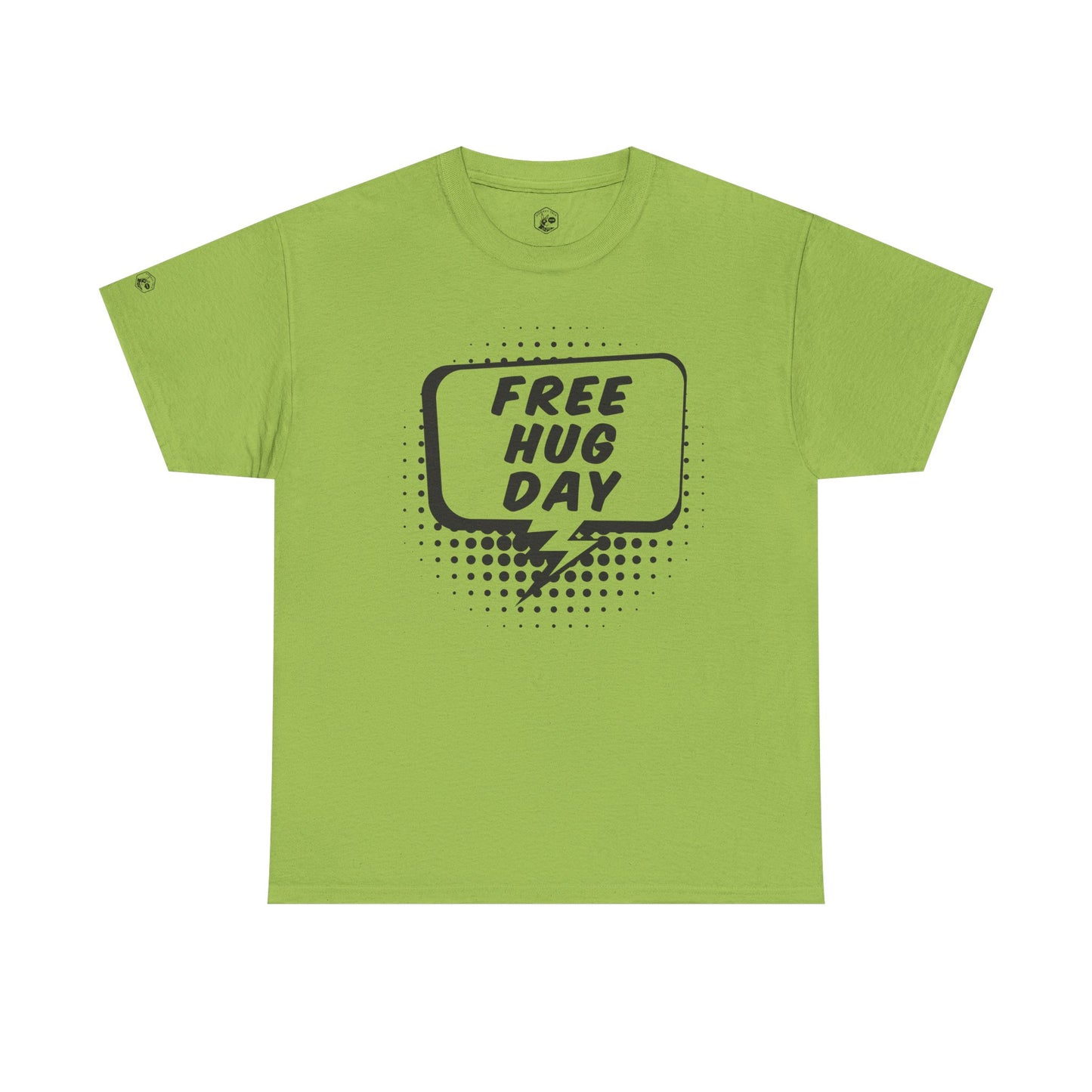Free Hug Day Unisex Heavy Cotton Tee - Comfort & Joy for Everyday Wear