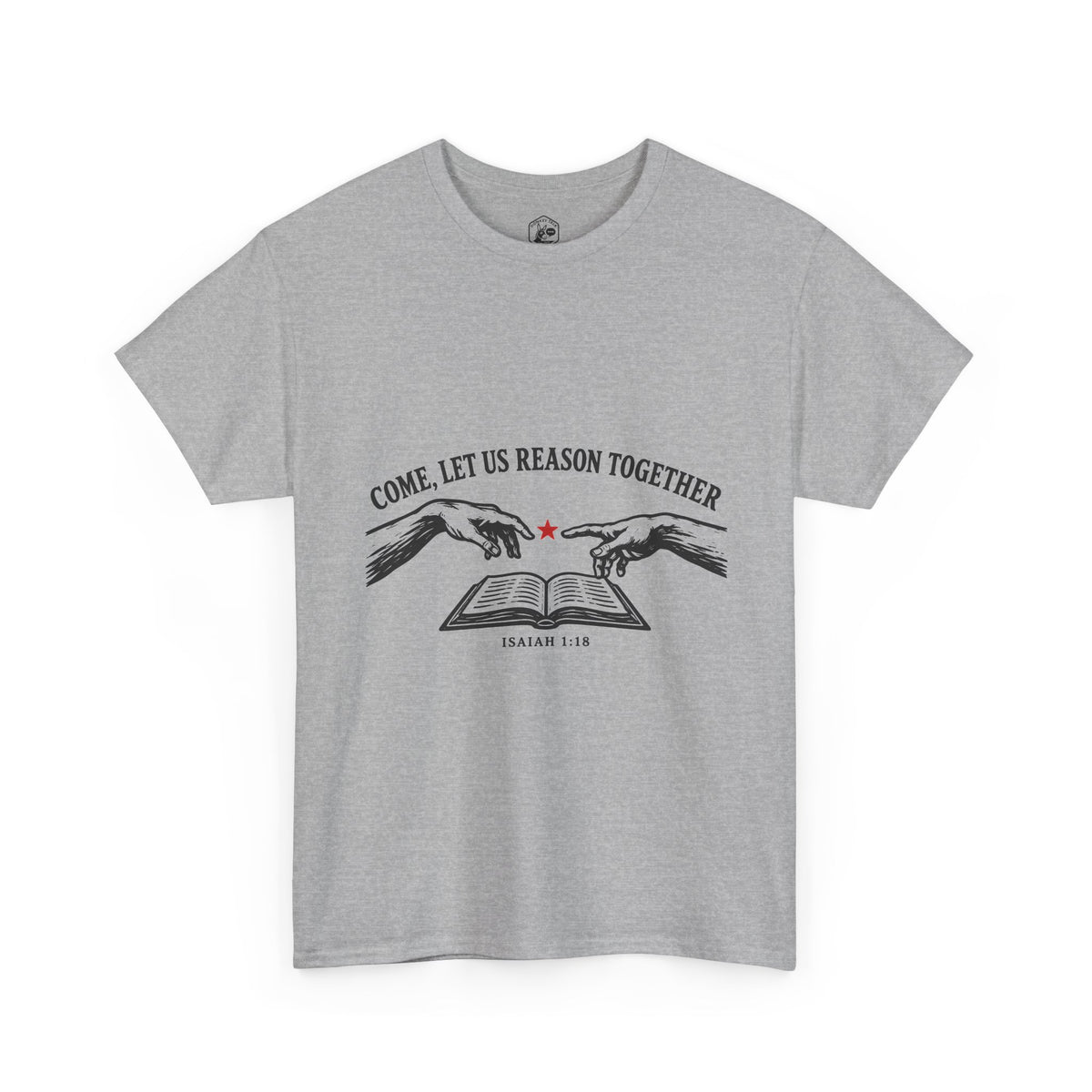 Come, Let Us Reason Together T-Shirt | Isaiah 1:18 Christian Graphic Tee