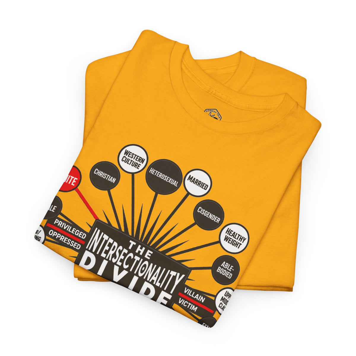 Camiseta gráfica The Intersectionality Divide | Camiseta unisex con mensaje
