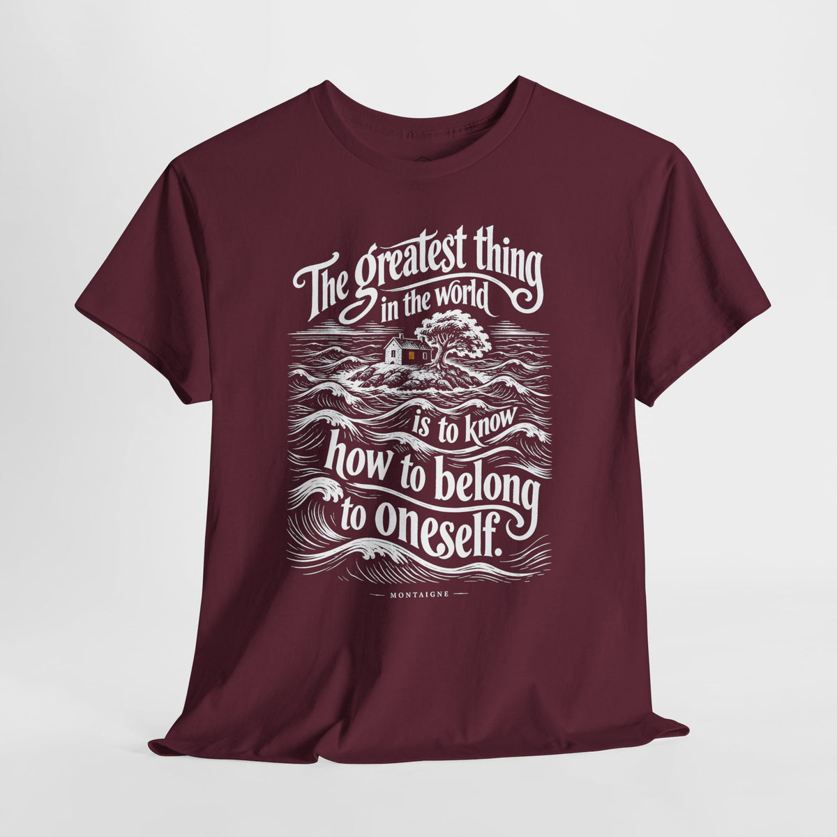 Montaigne Island Belong to Oneself T-shirt – Donkey Talk graphic tee