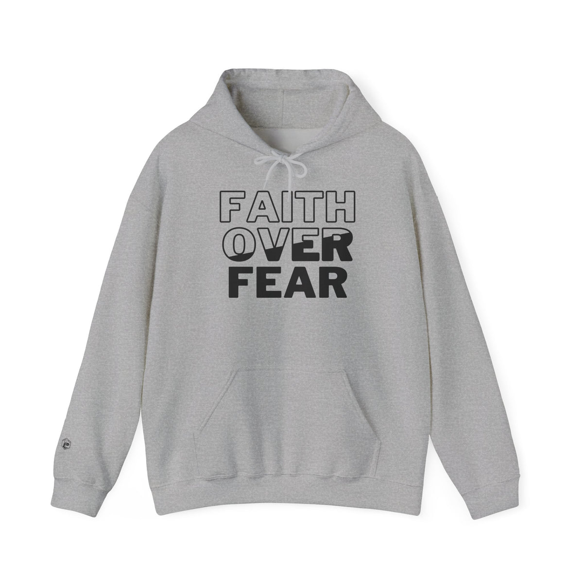 Sweat à capuche unisexe Faith Over Fear | Hoodie confortable et inspirant pour le quotidien