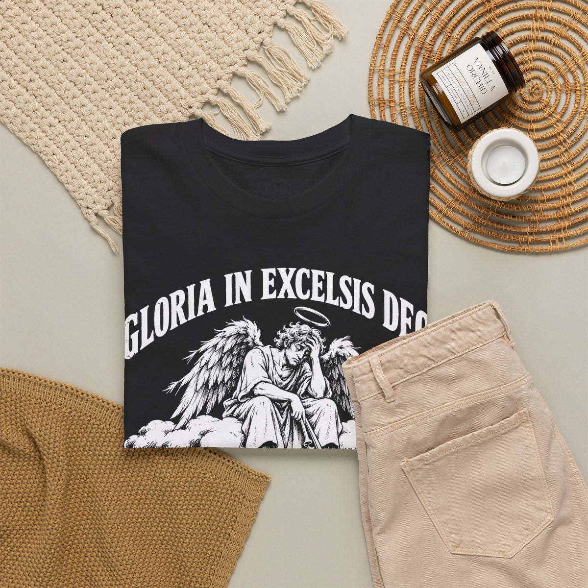 Gloria Peace on Earth Please T-shirt – Donkey Talk graphic tee
